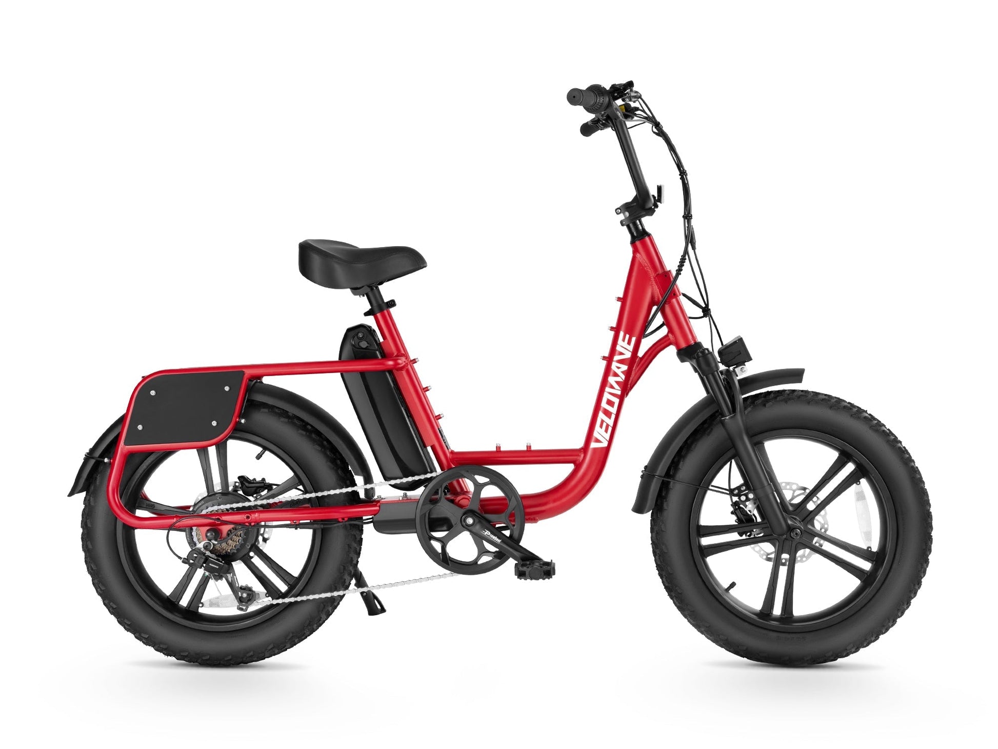 Velowave Prado S Commuter Fat Tire Electric Bike -48V 15Ah 750W hub motor - hydraulic brakes and suspension, 25MPH, Range up to 40 miles - 100% Financing Available!