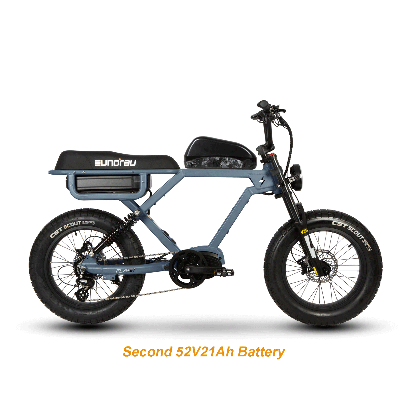 Eunorau | Flash Extra Battery: 52V21Ah (2nd) | 52V17Ah (3rd) | Both | 52V-21AH-HYFX-D-RA4