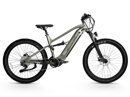 Velowave Forest SM MTB Electric Mountain Bike with Air Suspension - 48V 15Ah 500W, 28MPH, Range 60 Miles, Torque Sensor, Hydraulic Brakes - 100% Financing Available!