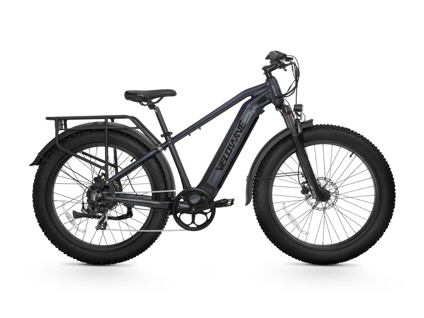 Velowave Ranger 2.0 Fat Tire All-Terrain Step-Over or Step-Through Electric Bike - 48V 15Ah 750W, 28MPH, Range 65 Miles, Hydraulic Suspension, Dual Hydraulic Brakes - 100% Financing Available!