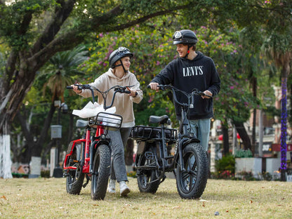 Velowave Prado S Commuter Fat Tire Electric Bike -48V 15Ah 750W hub motor - hydraulic brakes and suspension, 25MPH, Range up to 40 miles - 100% Financing Available!