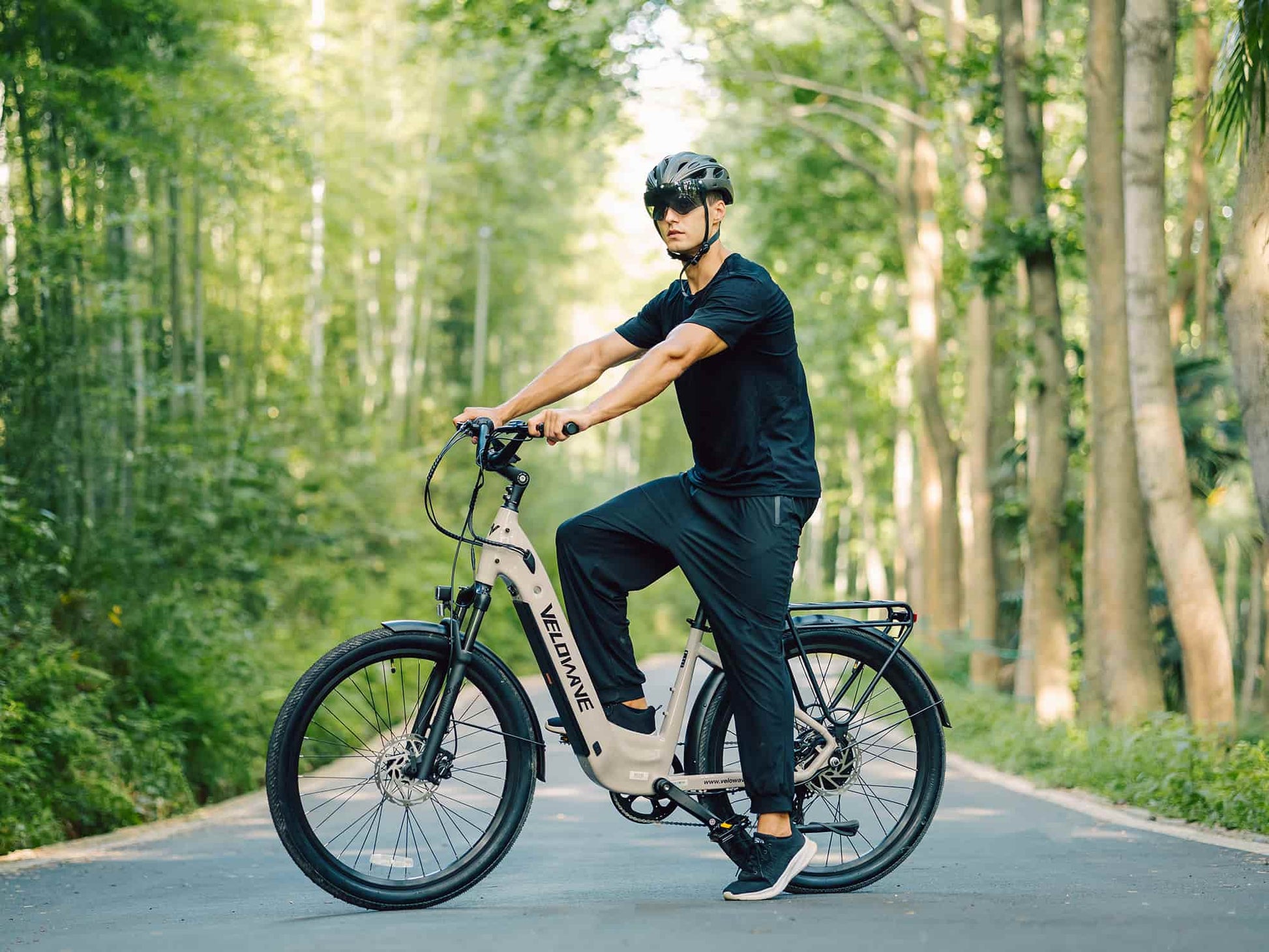 Velowave Breeze T Torque Sensor Step-Through Electric Bike - 48V 15Ah 500W, 28MPH, Max Range 90 Miles, Torque Sensor, Hydraulic Suspension, Hydraulic Brakes - 100% Financing Available!