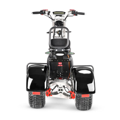 SoverSky | T7.4 Swinging Electric Trike | Dual 2000W 60V 40Ah
