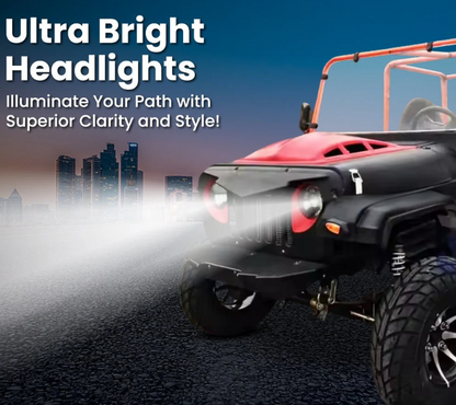 Super Monster Jeep 300 CC Monster Dune Off Road Buggy UTV 4 Seater Fully Automatic 4WD- Age 10+