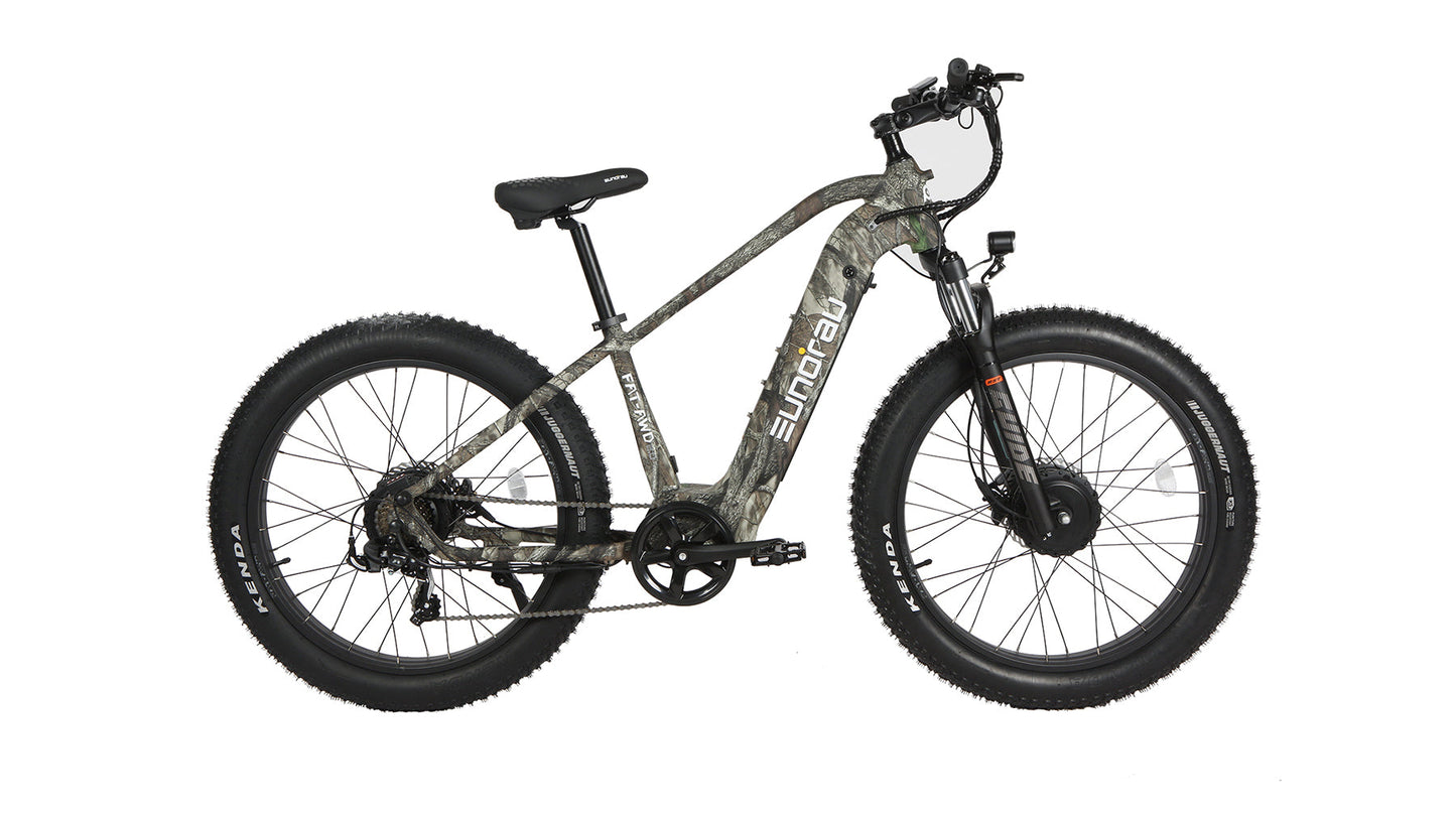 Eunorau | FAT-AWD 2.0 | FAT-AWD-SO17-HTC - Step Thru (Torque Sensor) Maple