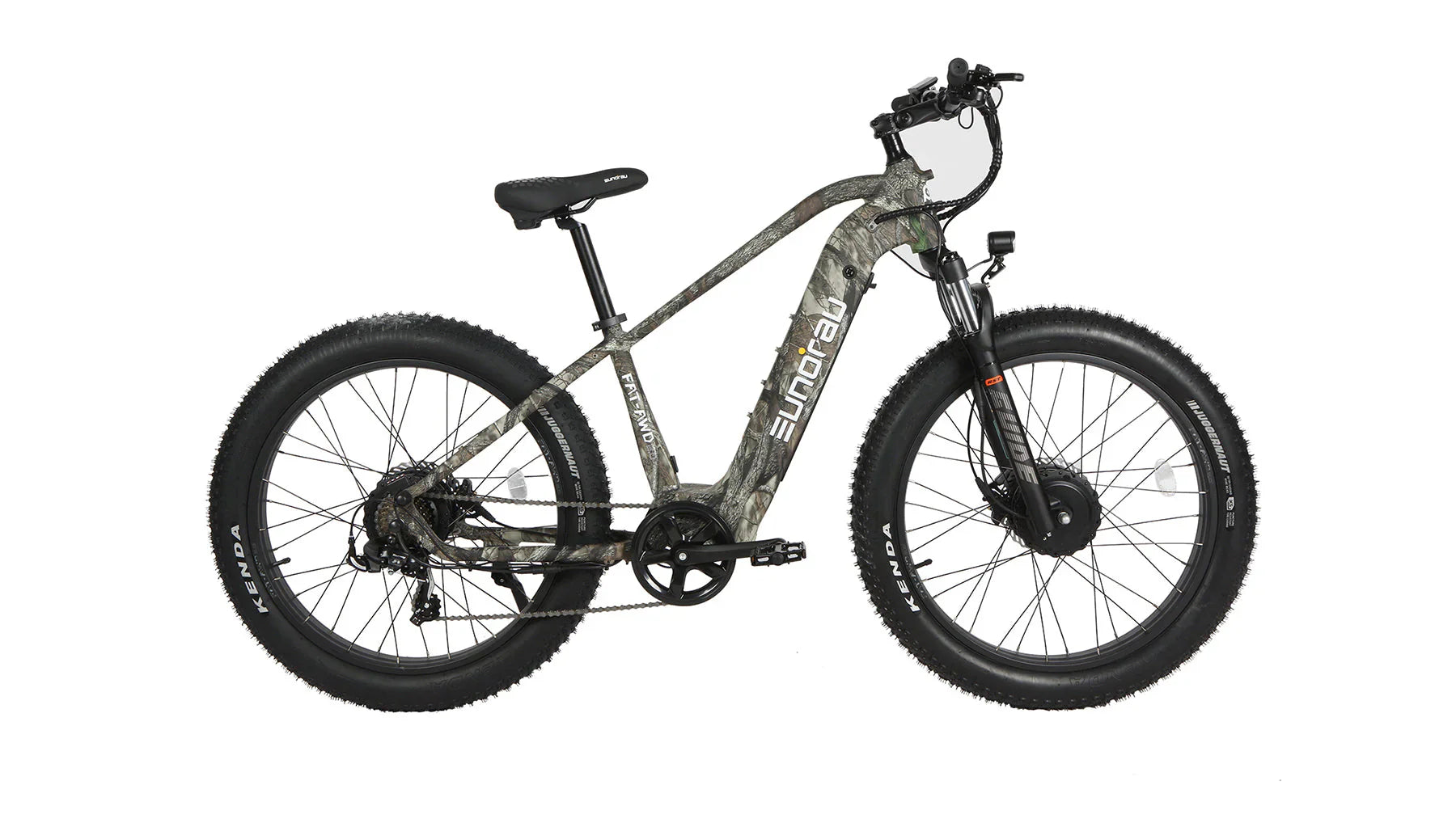 Eunorau FAT-AWD 2.0 Fat Tire Electric Bike 48V/500W+500W dual hub motor, range up to 80 miles - 100% Financing Available!