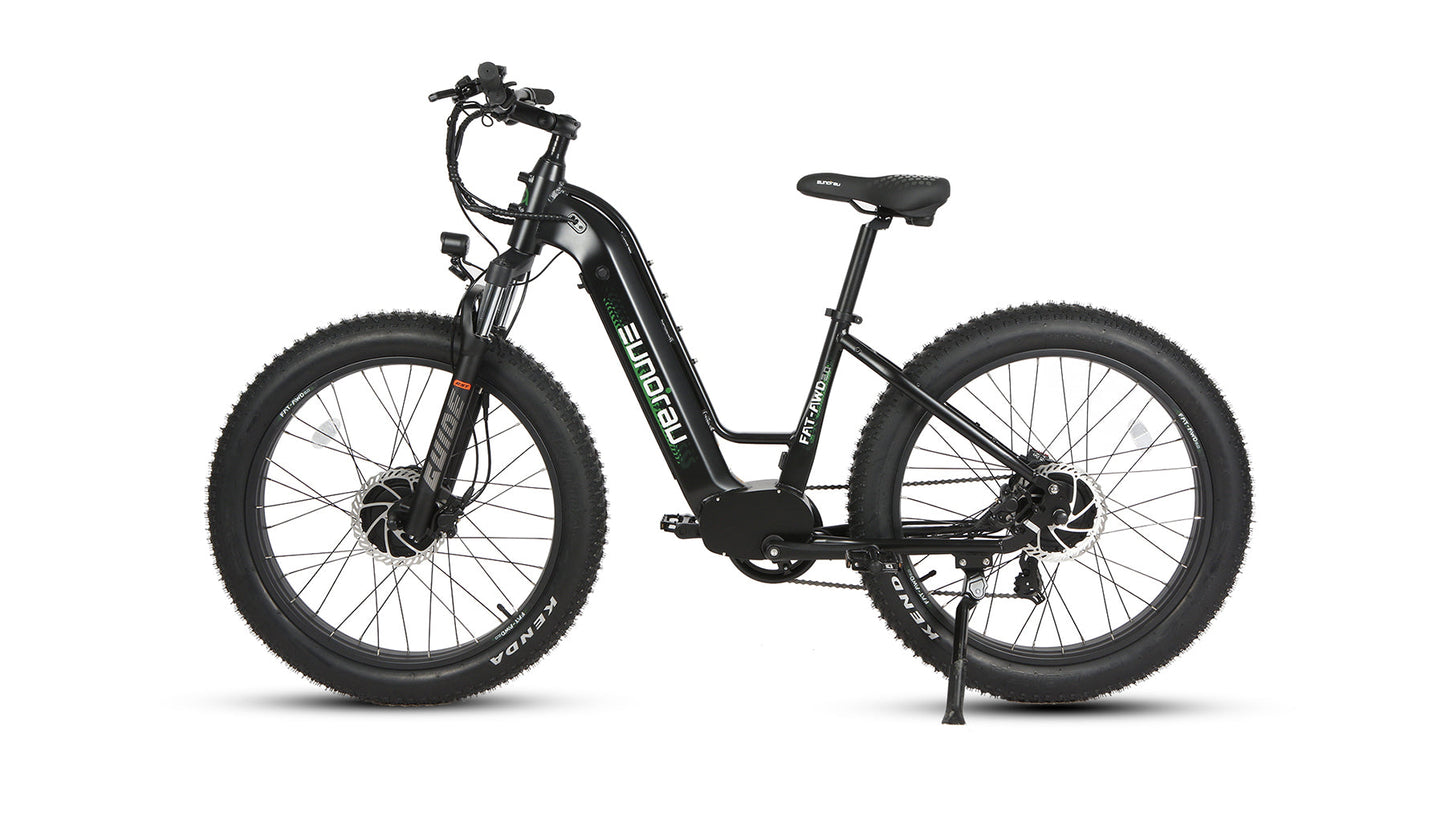 Eunorau | FAT-AWD 2.0 | FAT-AWD-SO17-HTC - Step Over (Cadence Sensor) Raven