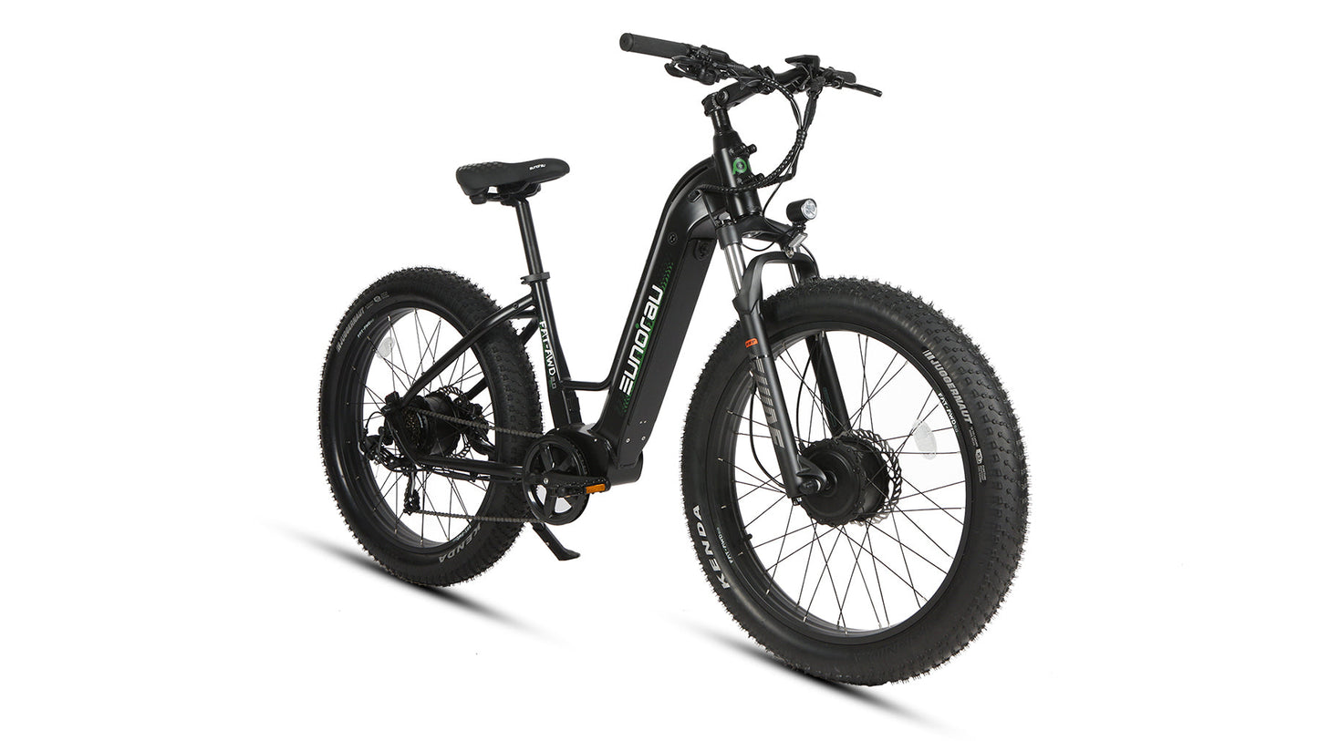Eunorau | FAT-AWD 2.0 | FAT-AWD-SO17-HTC - Step Thru (Torque Sensor) Maple