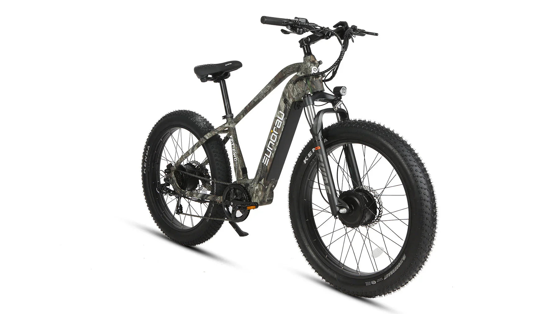 Eunorau FAT-AWD 2.0 Fat Tire Electric Bike 48V/500W+500W dual hub motor, range up to 80 miles - 100% Financing Available!