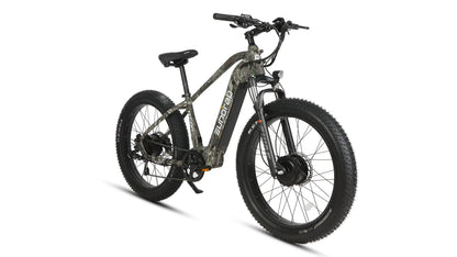 Eunorau FAT-AWD 2.0 Fat Tire Electric Bike 48V/500W+500W dual hub motor, range up to 80 miles - 100% Financing Available!