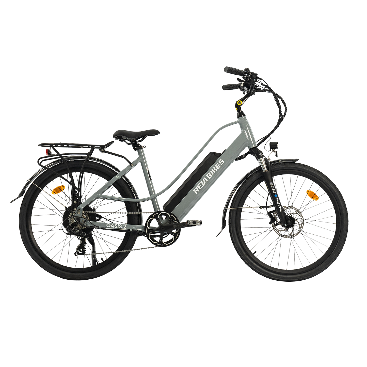 Revi Bikes Oasis.2 Step-Over or Step-Through Electric Commuter Bike - 48V 14Ah 350W 20 MPH - 100% Financing Available!