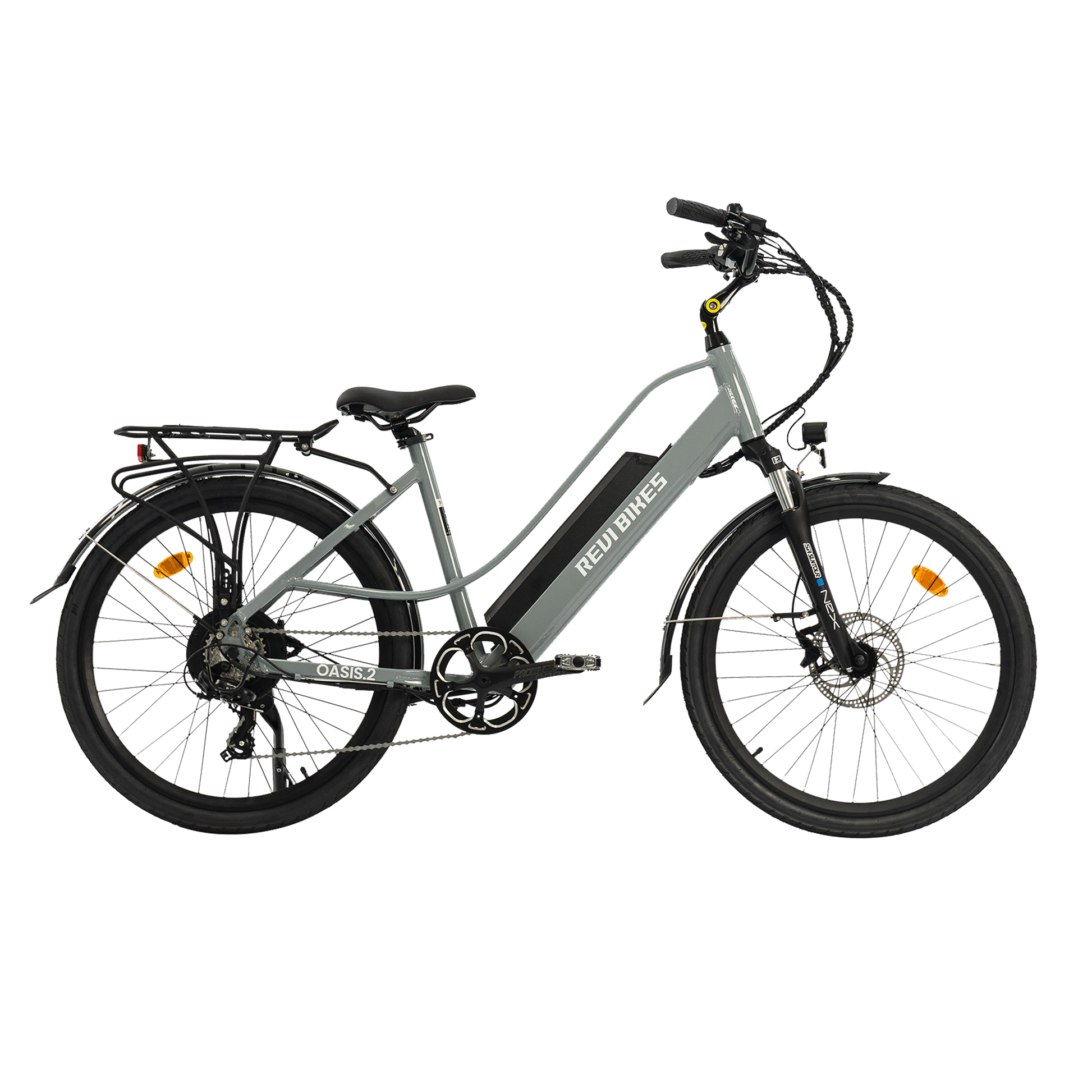 Revi Bikes Oasis.2 Step-Over or Step-Through Electric Commuter Bike - 48V 14Ah 350W 20 MPH - 100% Financing Available!