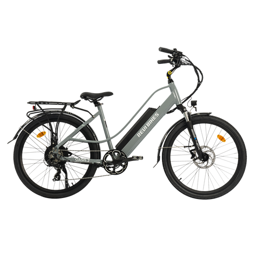 Revi Bikes Oasis.2 Step-Over or Step-Through Electric Commuter Bike - 48V 14Ah 350W 20 MPH - 100% Financing Available!