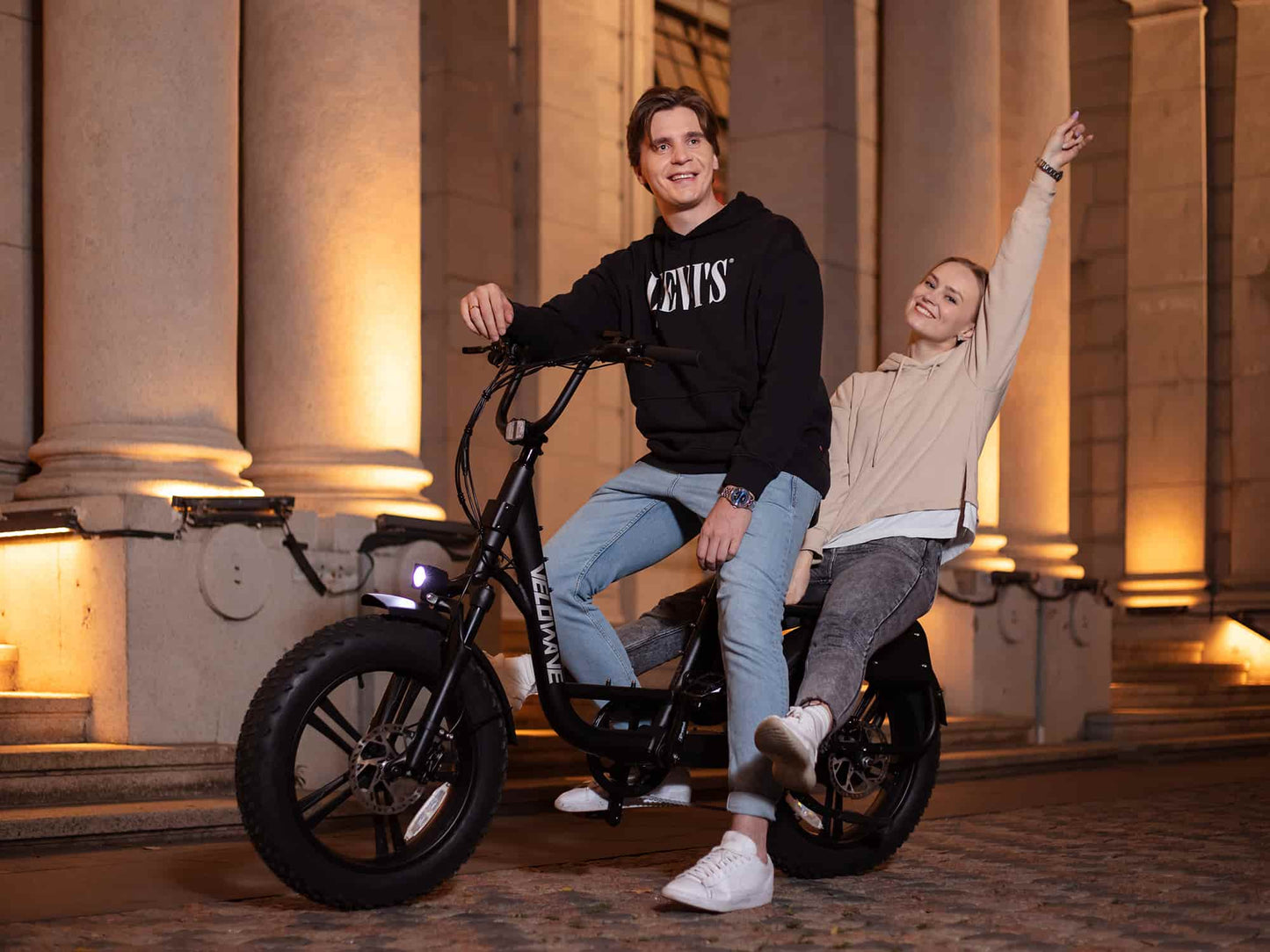 Velowave Prado S Commuter Fat Tire Electric Bike -48V 15Ah 750W hub motor - hydraulic brakes and suspension, 25MPH, Range up to 40 miles - 100% Financing Available!