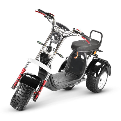 SoverSky | T7.4 Swinging Electric Trike | Dual 2000W 60V 40Ah