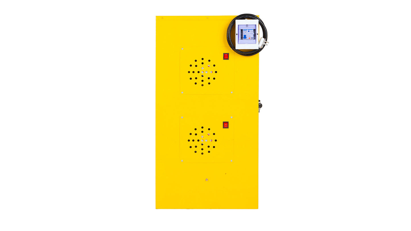Eunorau | Safety Charging Station 12 Gallon with 1 Smoke Alarm, 6 Charging Ports | BTCC01245