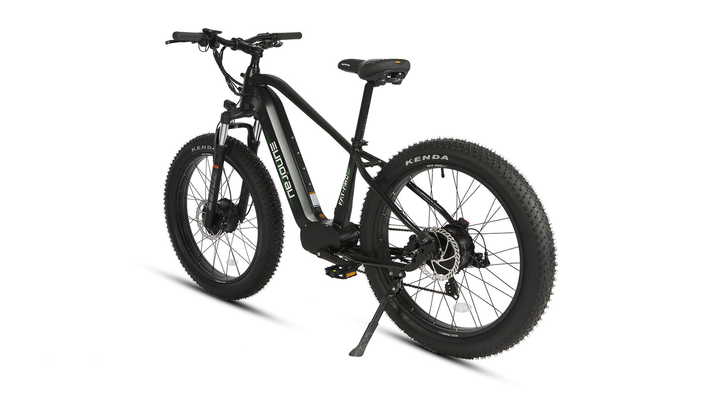 Eunorau | FAT-AWD 2.0 | FAT-AWD-SO17-HTC - Step Thru (Torque Sensor) Raven