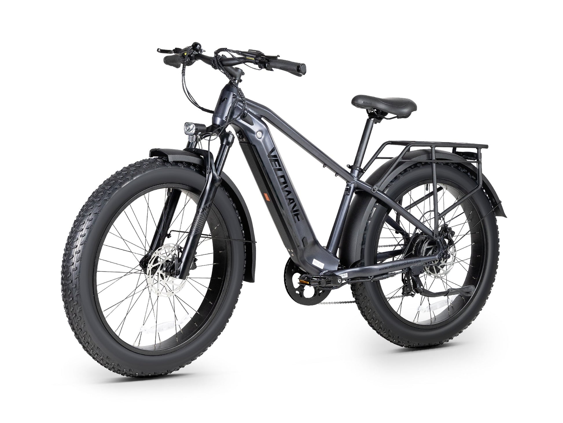 Velowave Ranger 3.0 Fat Tire Off‑Road Step-Over or Step-Through Electric Bike - 48V 15Ah 750W, 28MPH, Range 65 Miles, Torque Sensor, Hydraulic Brakes - 100% Financing Available!