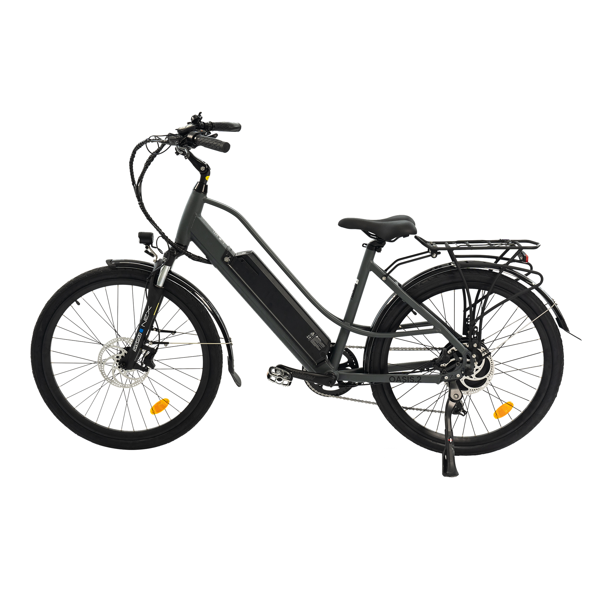 Revi Bikes Oasis.2 Step-Over or Step-Through Electric Commuter Bike - 48V 14Ah 350W 20 MPH - 100% Financing Available!