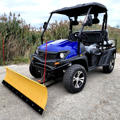 400cc GVX Gas Golf Cart UTV 4x4 With Snow Plow & Rear Flip Seat - All Wheel Drive ATV-CDU