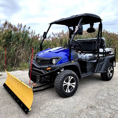 400cc GVX Gas Golf Cart UTV 4x4 With Snow Plow & Rear Flip Seat - All Wheel Drive ATV-CDU