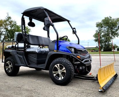 400cc GVX Gas Golf Cart UTV 4x4 With Snow Plow & Rear Flip Seat - All Wheel Drive ATV-CDU