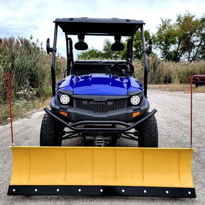 400cc GVX Gas Golf Cart UTV 4x4 With Snow Plow & Rear Flip Seat - All Wheel Drive ATV