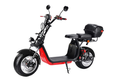 SoverSky SL1.0P Fat Tire Chopper Scooter | 2000W 60V Dual Battery