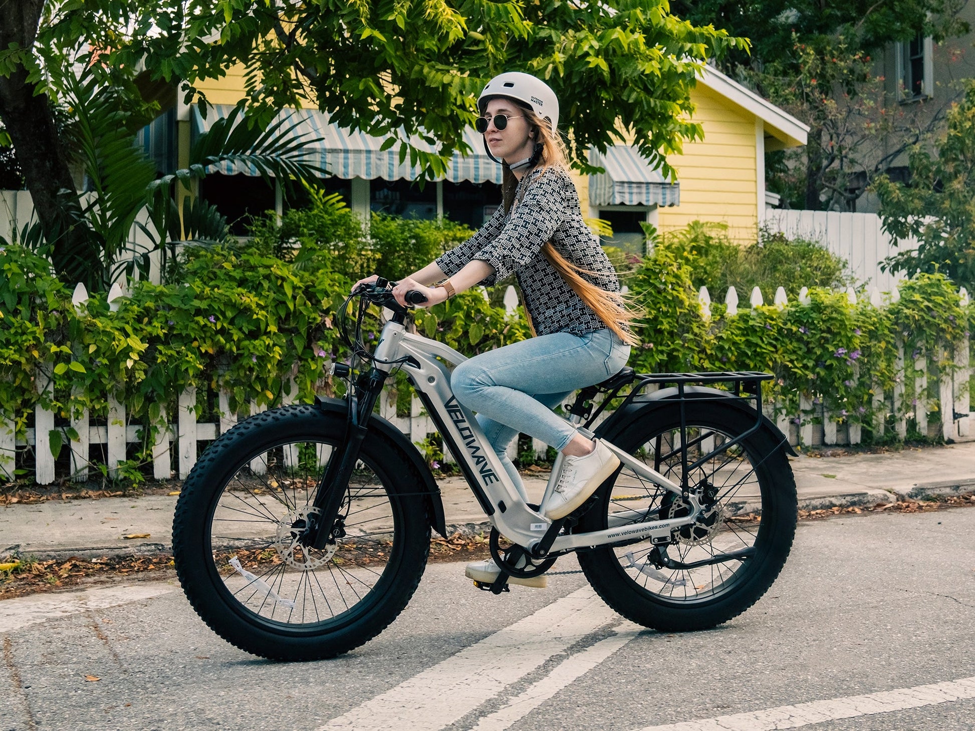 Velowave Ranger 2.0 Fat Tire All-Terrain Step-Over or Step-Through Electric Bike - 48V 15Ah 750W, 28MPH, Range 65 Miles, Hydraulic Suspension, Dual Hydraulic Brakes - 100% Financing Available!