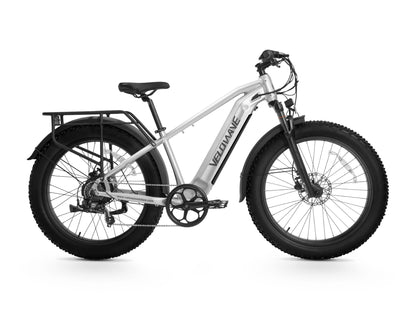 Velowave Ranger 2.0 Fat Tire All-Terrain Step-Over or Step-Through Electric Bike - 48V 15Ah 750W, 28MPH, Range 65 Miles, Hydraulic Suspension, Dual Hydraulic Brakes - 100% Financing Available!