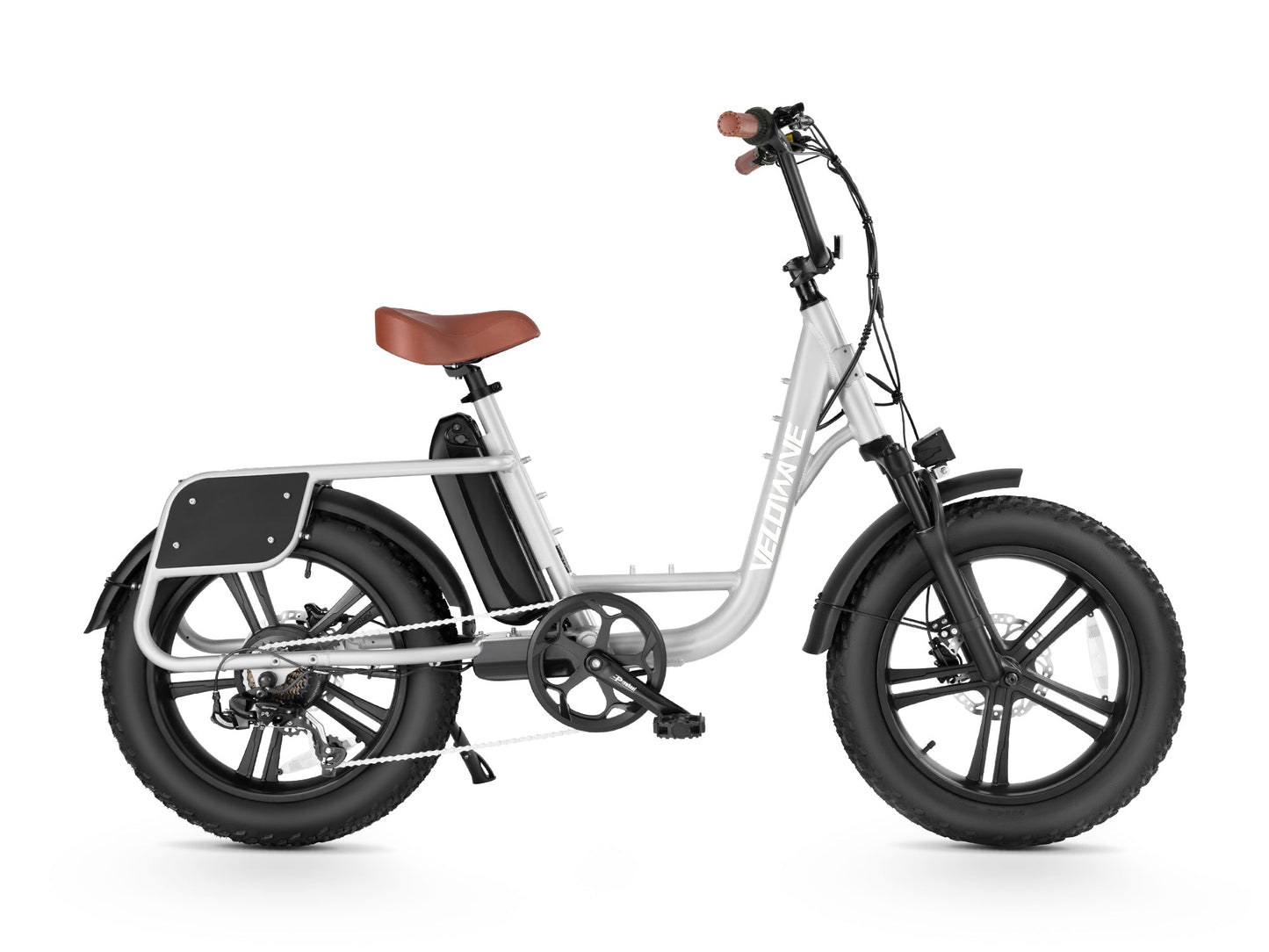 Velowave Prado S Commuter Fat Tire Electric Bike -48V 15Ah 750W hub motor - hydraulic brakes and suspension, 25MPH, Range up to 40 miles - 100% Financing Available!