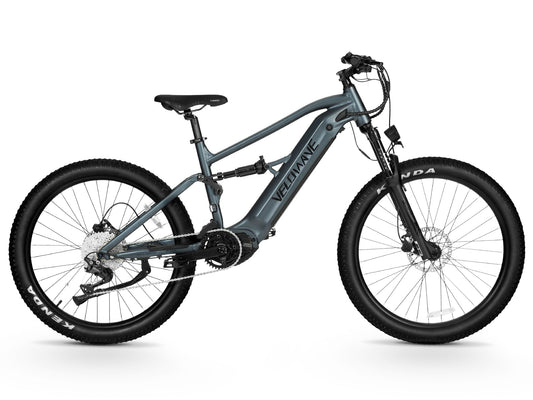 Velowave Forest SM MTB Electric Mountain Bike with Air Suspension - 48V 15Ah 500W, 28MPH, Range 60 Miles, Torque Sensor, Hydraulic Brakes - 100% Financing Available!