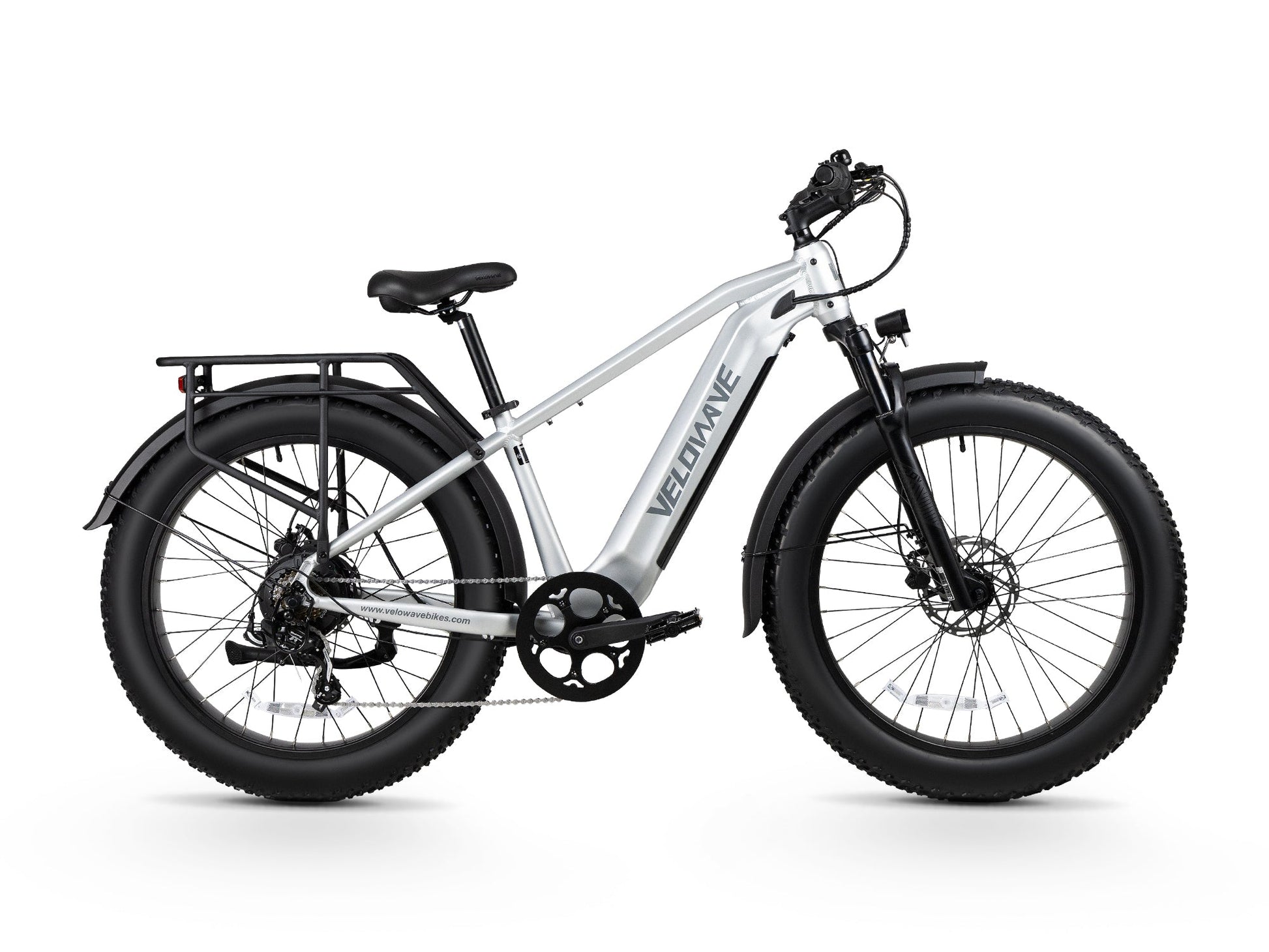 Velowave Ranger 3.0 Fat Tire Off‑Road Step-Over or Step-Through Electric Bike - 48V 15Ah 750W, 28MPH, Range 65 Miles, Torque Sensor, Hydraulic Brakes - 100% Financing Available!