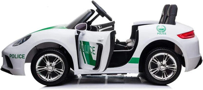 SUPER SPORT XXL POLICE RIDE ON CAR KIDS 3-12 Years