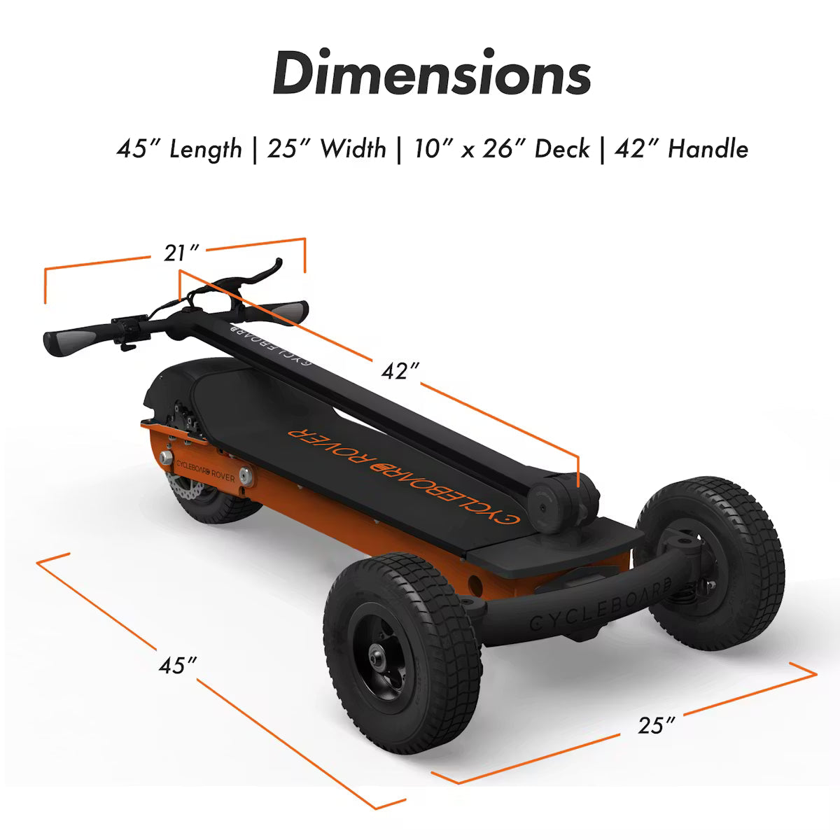 CycleBoard | Rover 3-Wheel Electric Scooter