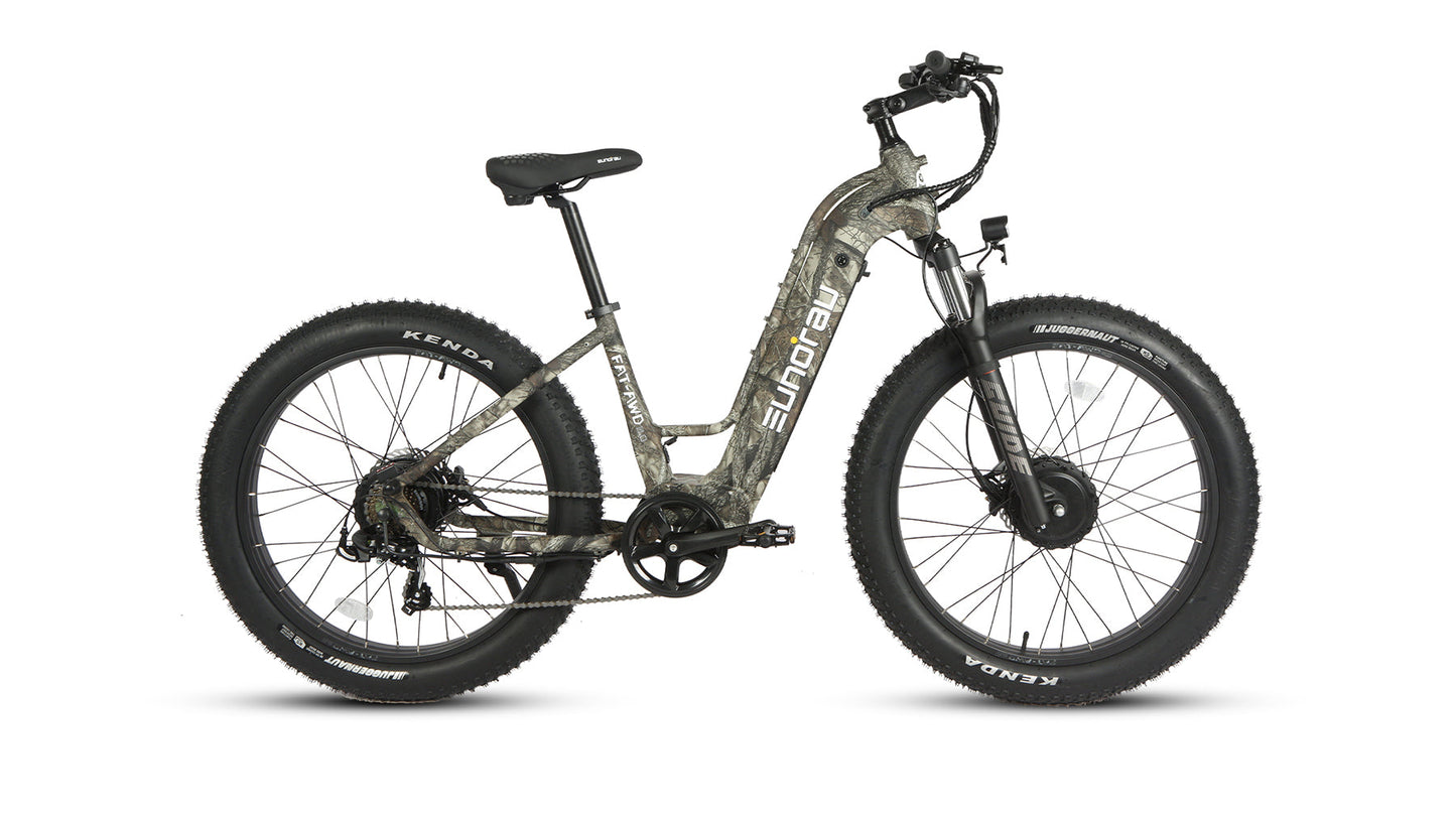 Eunorau | FAT-AWD 2.0 | FAT-AWD-SO17-HTC - Step Thru (Torque Sensor) Maple