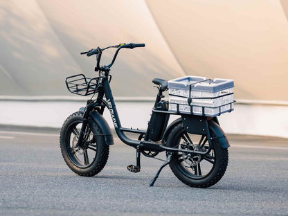 Velowave Prado S Commuter Fat Tire Electric Bike -48V 15Ah 750W hub motor - hydraulic brakes and suspension, 25MPH, Range up to 40 miles - 100% Financing Available!