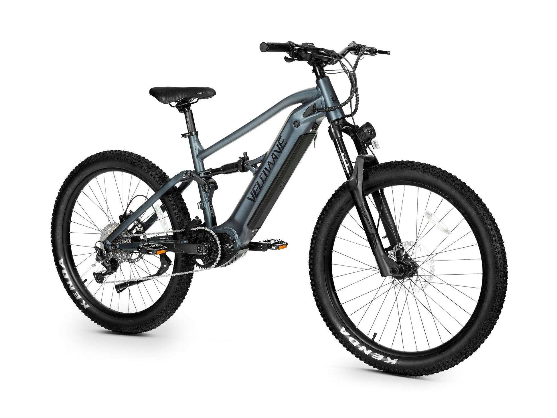 Velowave Forest SM MTB Electric Mountain Bike with Air Suspension - 48V 15Ah 500W, 28MPH, Range 60 Miles, Torque Sensor, Hydraulic Brakes - 100% Financing Available!