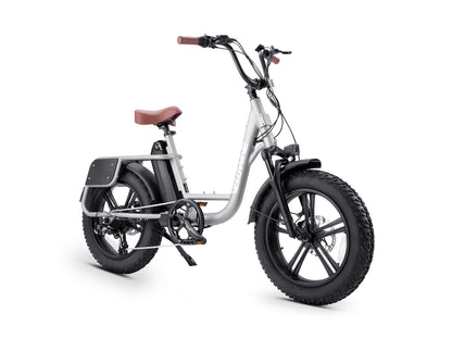 Velowave Prado S Commuter Fat Tire Electric Bike -48V 15Ah 750W hub motor - hydraulic brakes and suspension, 25MPH, Range up to 40 miles - 100% Financing Available!