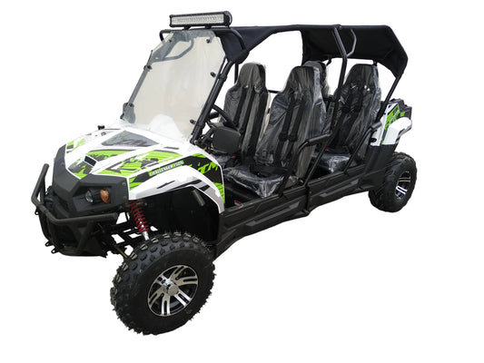 TrailMaster Challenger 4-200EX UTV side-by-side  Great Family Fun, Adjustable seat and steering Wheel, Throttle Limiter