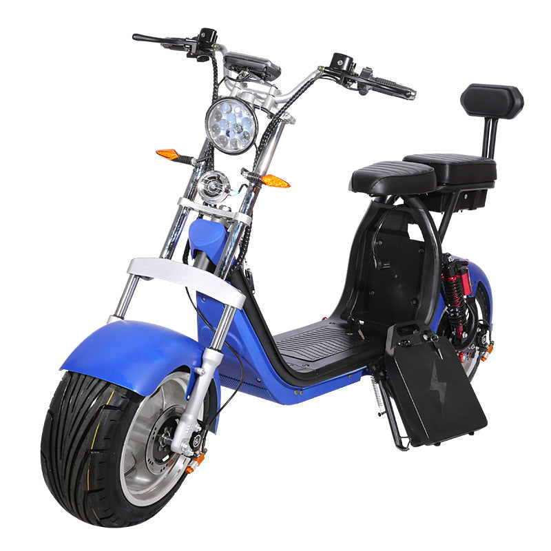 SoverSky SL1.0P Fat Tire Chopper Scooter | 2000W 60V Dual Battery