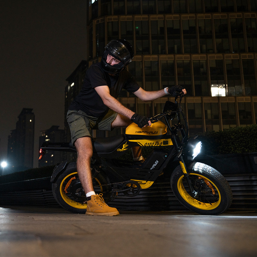 HappyRun | G100 Pro Electric Bike 6000W Dual Battery, 72V Power