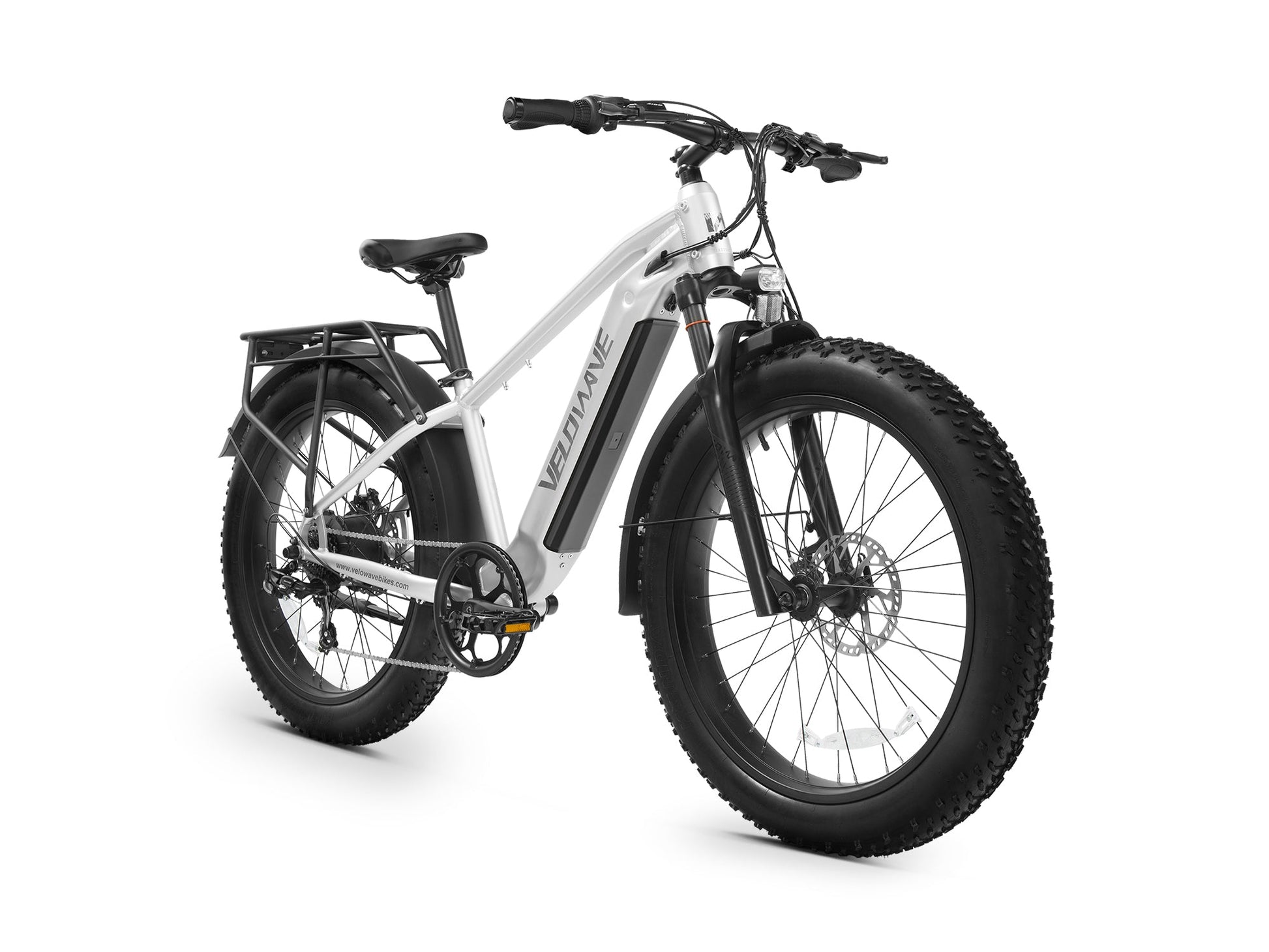 Velowave Ranger 2.0 Fat Tire All-Terrain Step-Over or Step-Through Electric Bike - 48V 15Ah 750W, 28MPH, Range 65 Miles, Hydraulic Suspension, Dual Hydraulic Brakes - 100% Financing Available!