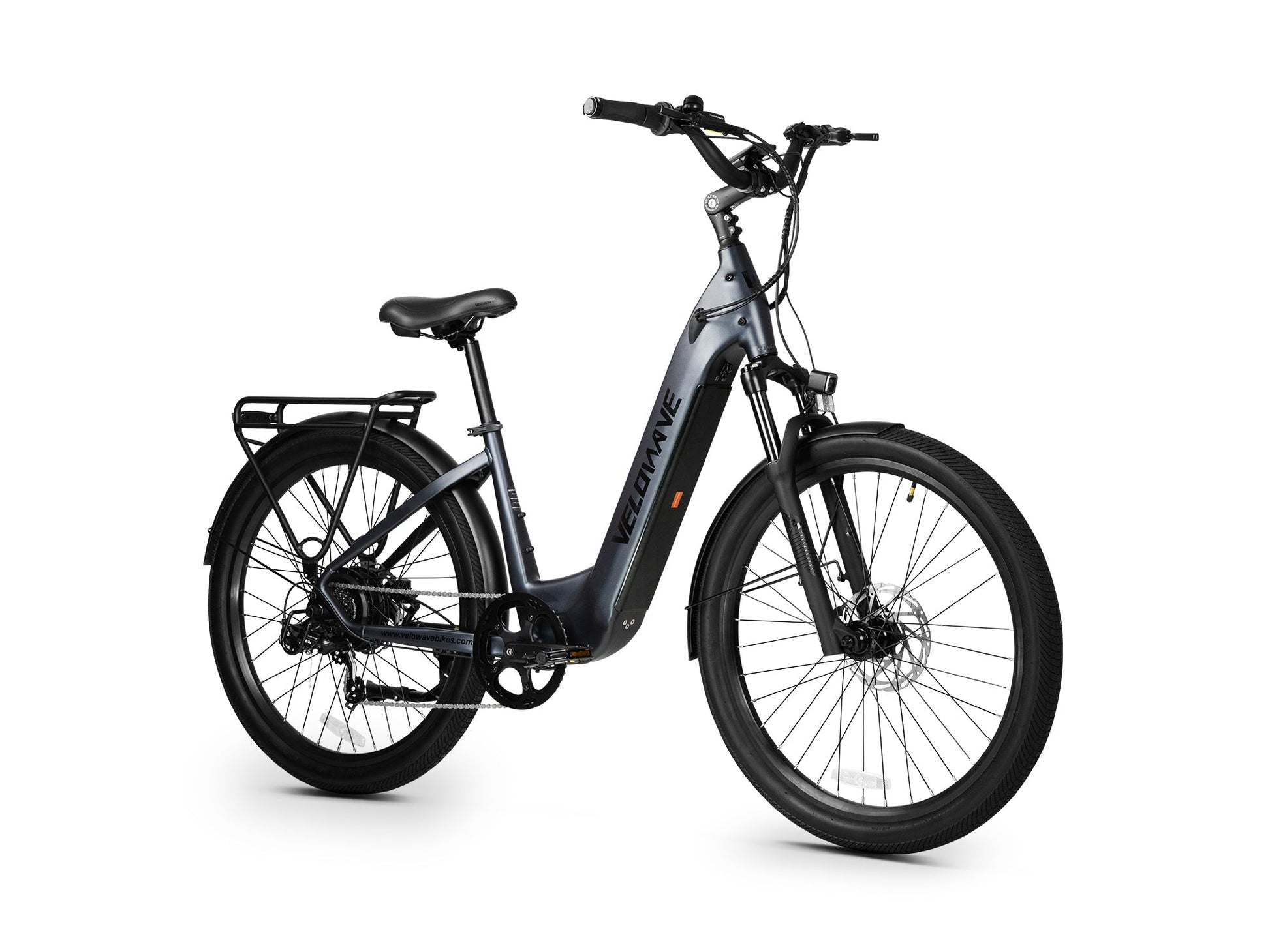 Velowave Breeze T Torque Sensor Step-Through Electric Bike - 48V 15Ah 500W, 28MPH, Max Range 90 Miles, Torque Sensor, Hydraulic Suspension, Hydraulic Brakes - 100% Financing Available!