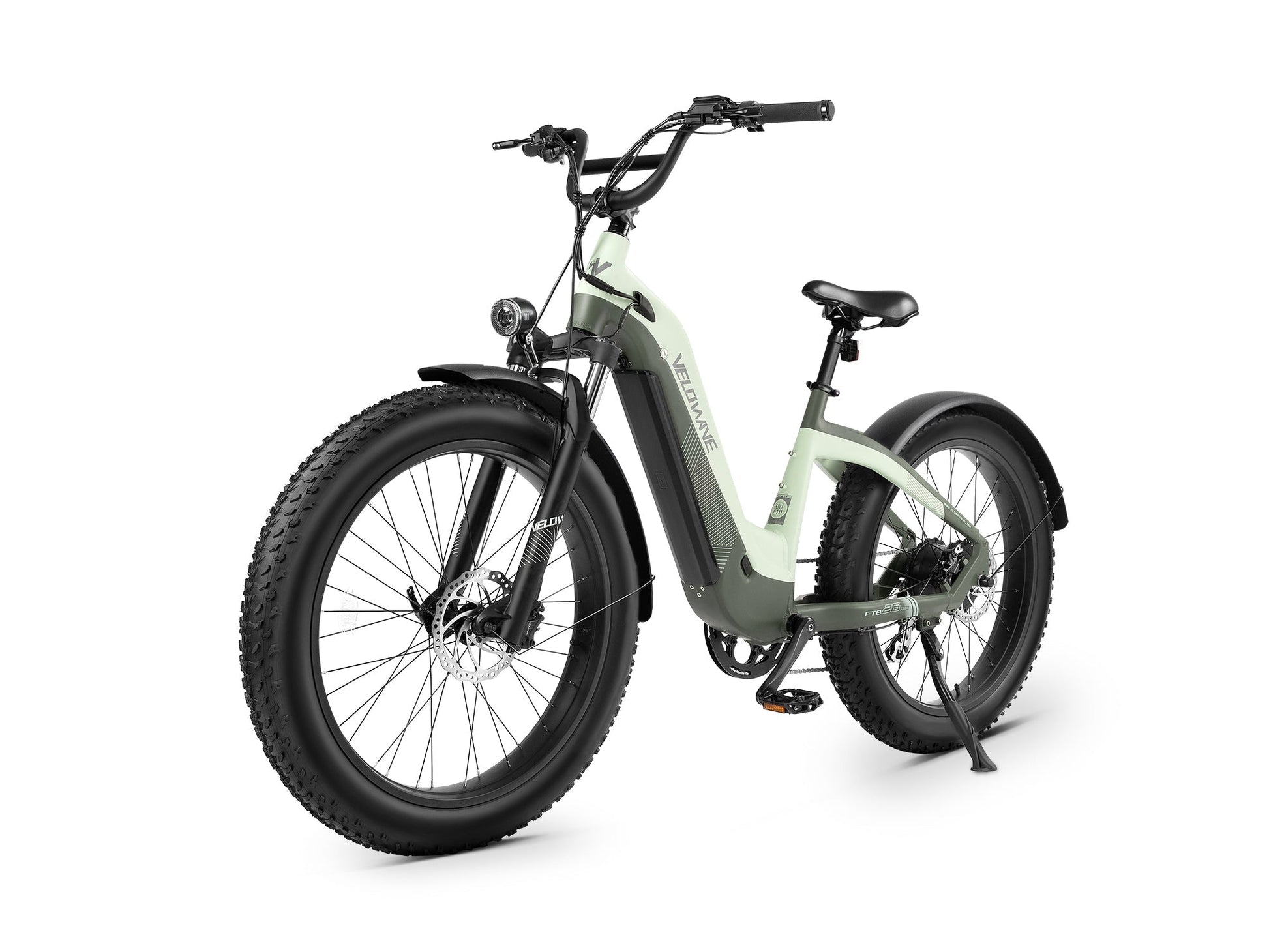 Velowave Grace 2.0 Step-Thru Electric Fat Tire Commuter E-Bike - 48V 20Ah  750W, 28MPH, Range 80 Miles, Torque Sensor, Dual Hydraulic Brakes, Hydraulic Suspension - 100% Financing Available!