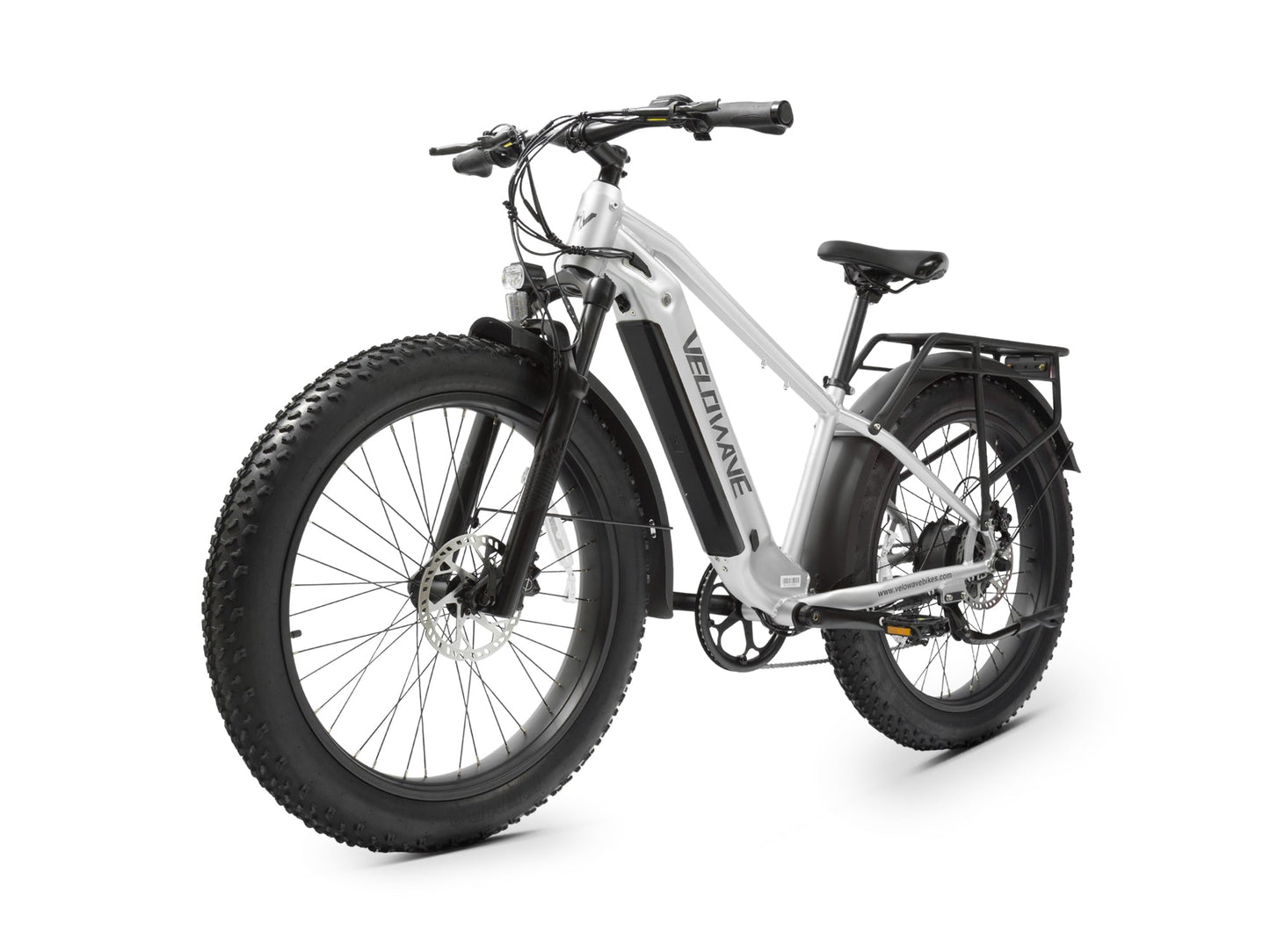 Velowave Ranger 2.0 Fat Tire All-Terrain Step-Over or Step-Through Electric Bike - 48V 15Ah 750W, 28MPH, Range 65 Miles, Hydraulic Suspension, Dual Hydraulic Brakes - 100% Financing Available!