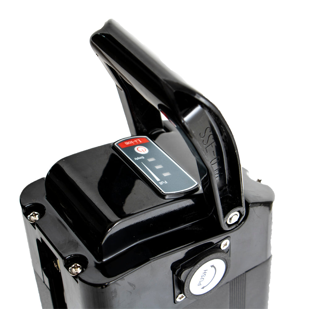 Eunorau | 48V12.5Ah/17.5Ah Seat tube/Silver fish Battery for E-FAT-MN&E-FAT-STEP | 48V-12.5AH-285 - 48V 17.5AH