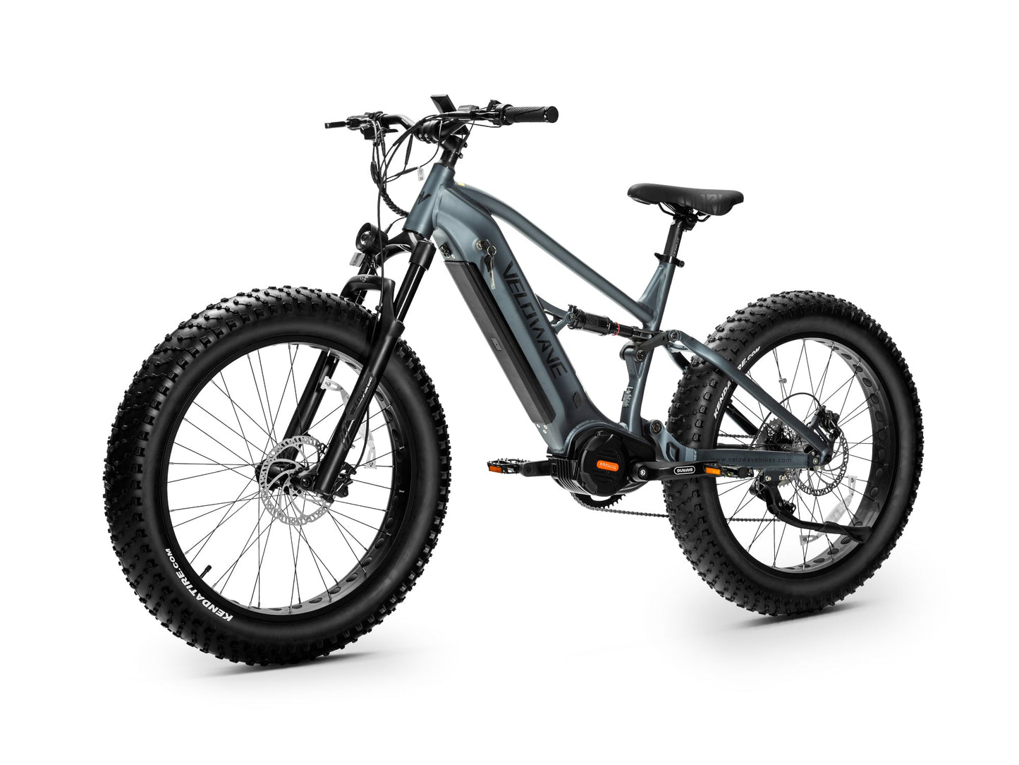 Velowave Brawny XM MTB Fat Tire Electric Mountain Bike - 48V 20Ah 1000W, 37MPH, Range 75 miles, hydraulic brakes - 100% Financing Available!
