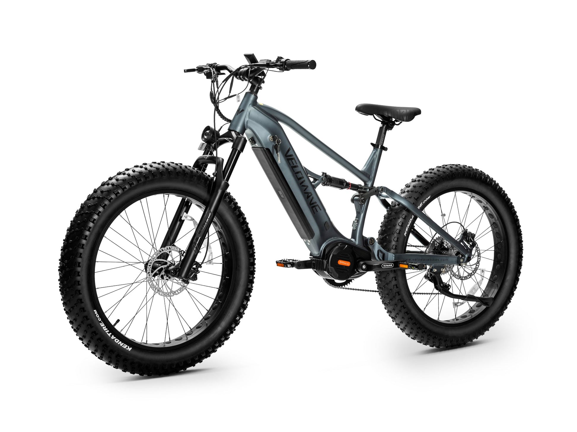 Velowave Brawny XM MTB Fat Tire Electric Mountain Bike - 48V 20Ah 1000W, 37MPH, Range 75 miles, hydraulic brakes - 100% Financing Available!