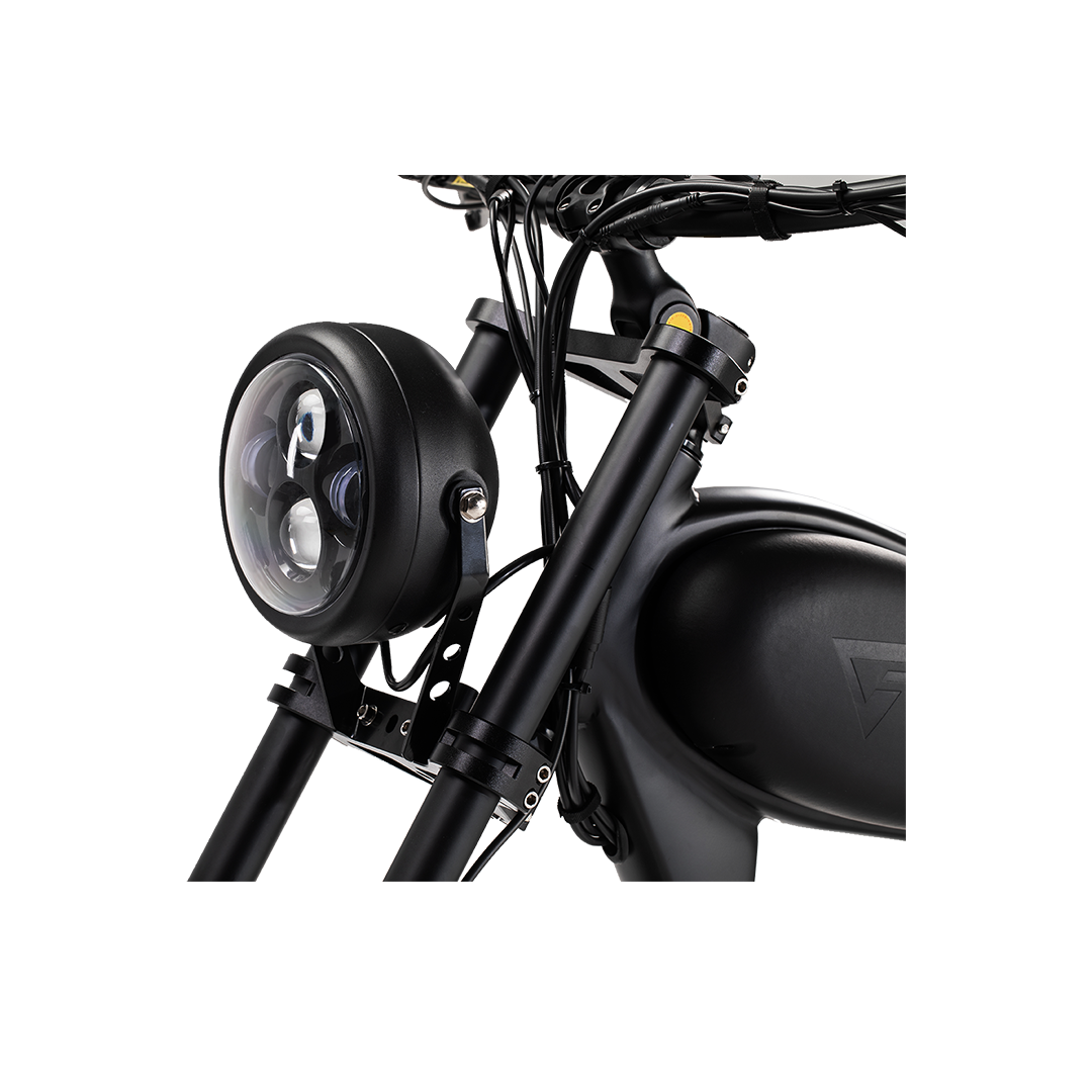 Revi Bikes Cheetah Fat‑Tire Electric Cafe Racer Bike 48v 17.5Ah 60 Mile Range 28mph - 100% Financing Available